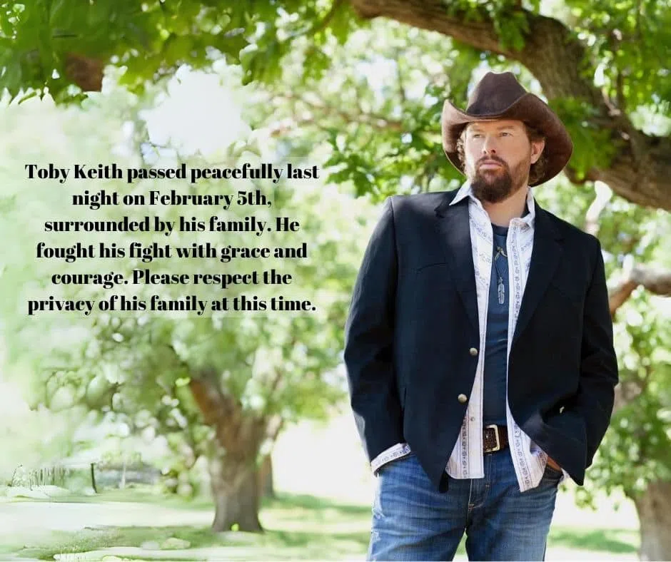 RIP Toby Keith  Mix 1065