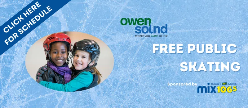 click here for schedule free public skating