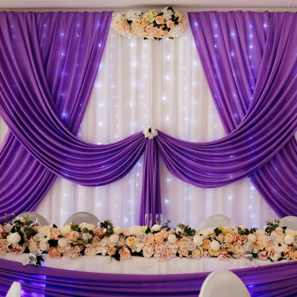 5 Clever Places To Use Drapes in a Wedding Venue