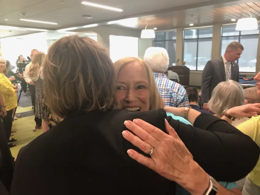 ESU opens doors to new Schallenkamp Hall with namesake in attendance at ribbon-cutting ceremony