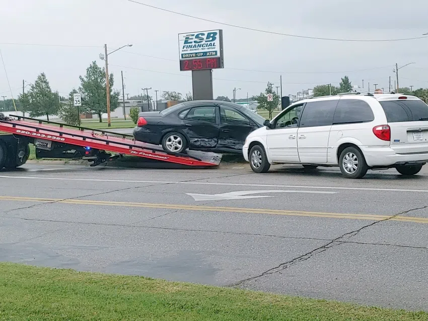 No injuries reported following two-vehicle accident in west Emporia Thursday