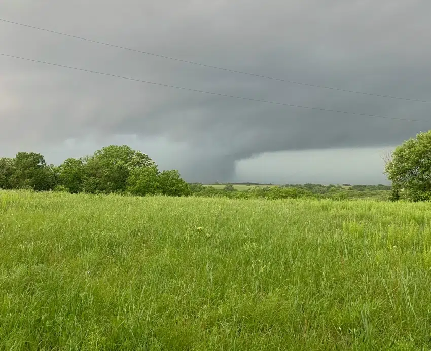 Tornado confirmed near Osage City; flood warnings up for Lyon, several neighboring counties