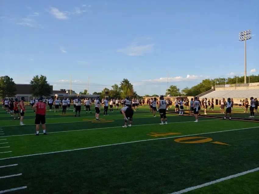 Emporia State football holds first practice