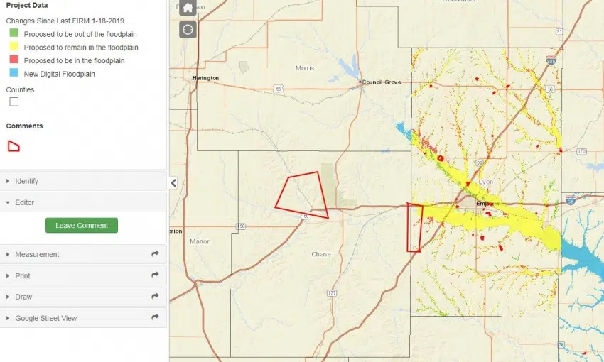 Lyon County residents encouraged to take part in flood map review process