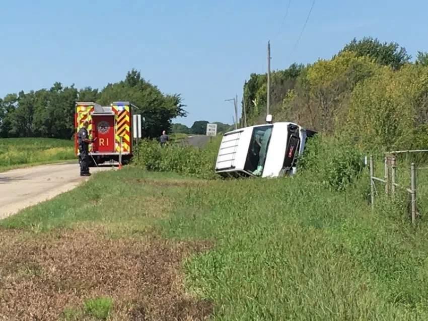 One person injured after crash southwest of Emporia