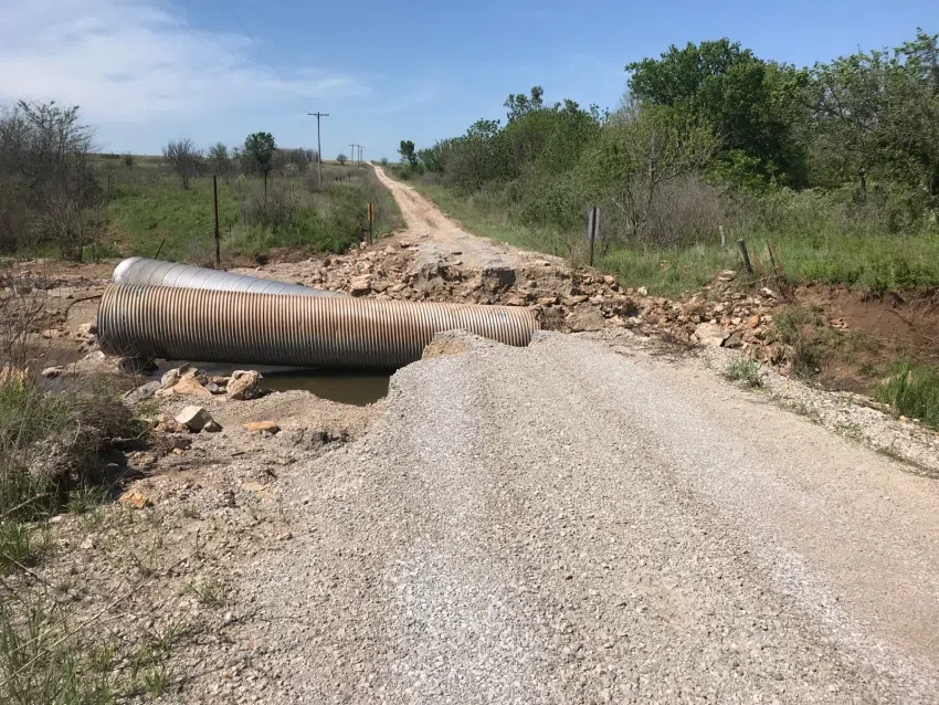 Greenwood County gravel road network punished by recent flooding