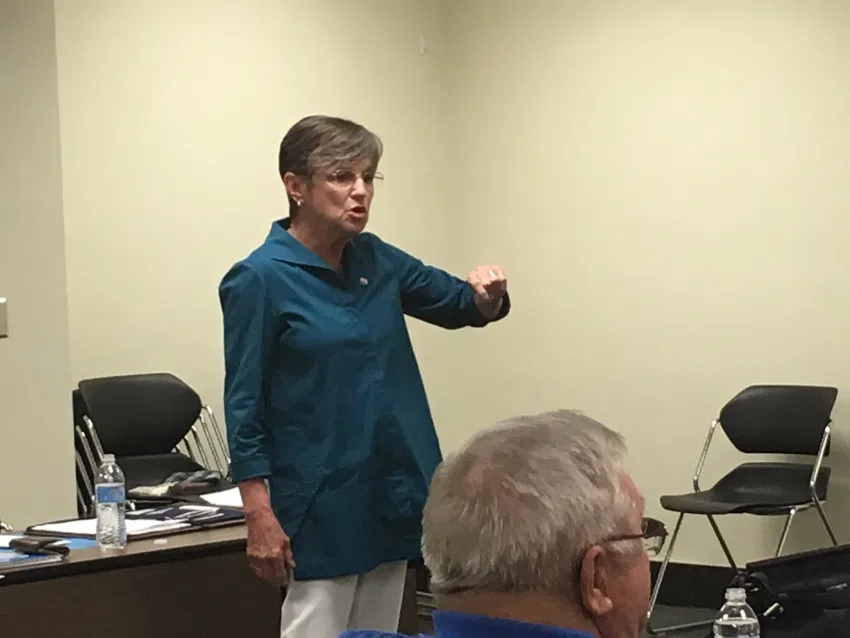 Democrat gubernatorial candidate Laura Kelly stops in Emporia