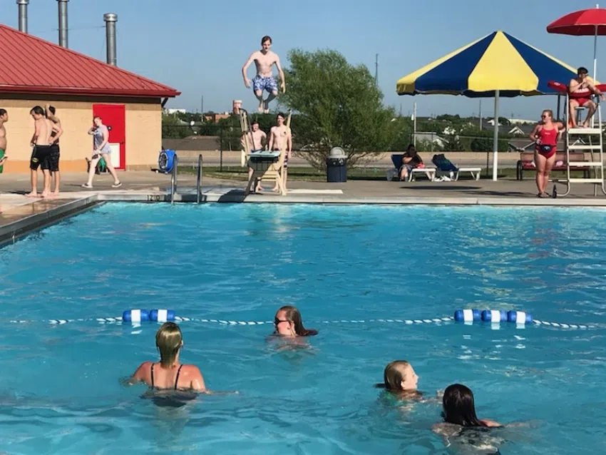 Jones Aquatic Center busy for opening day