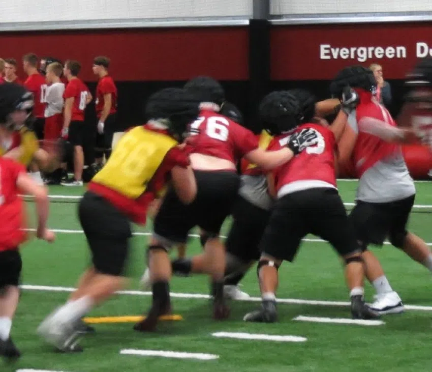 Emporia High football holds first practice