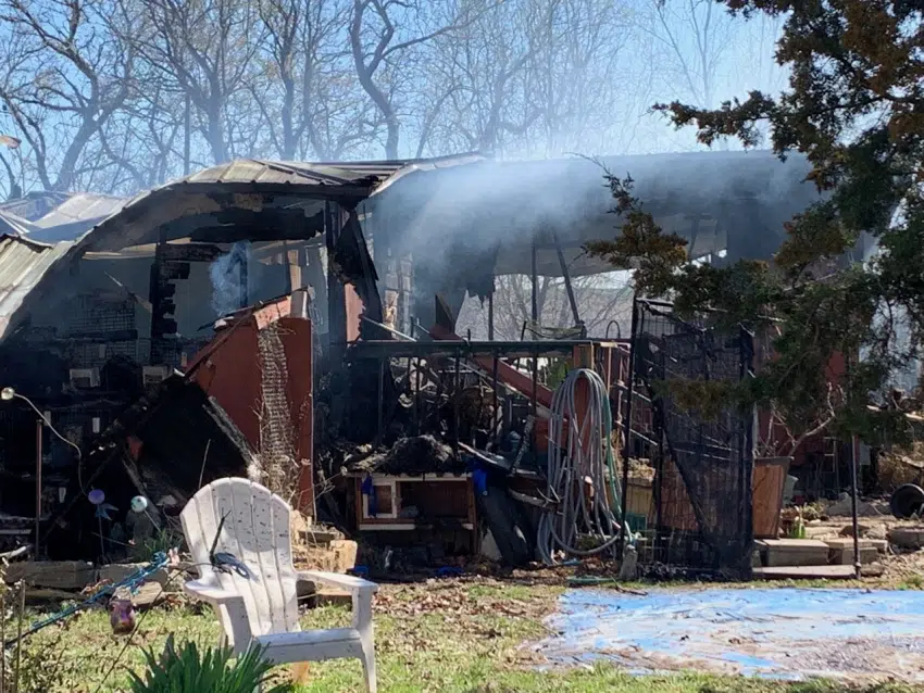 Miller house fire rekindles