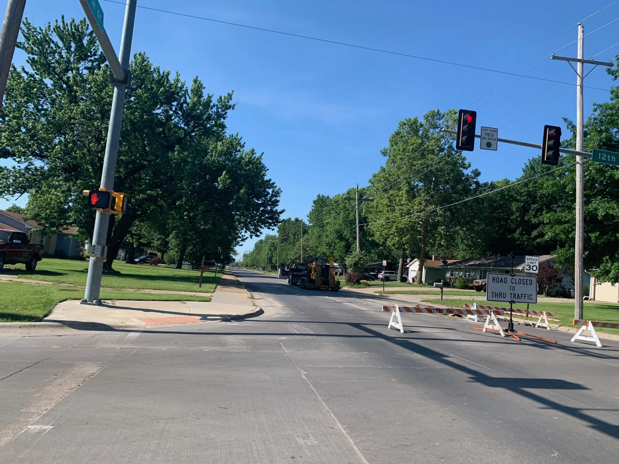 Prairie Street closed for resurfacing