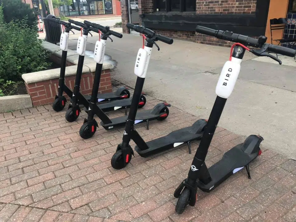 Emporia's electric scooters get heavy use in first week of operation