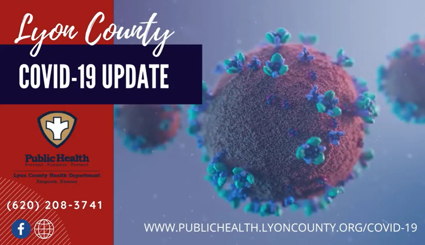 CORONAVIRUS: 15 new cases, one death reported in Lyon County Monday