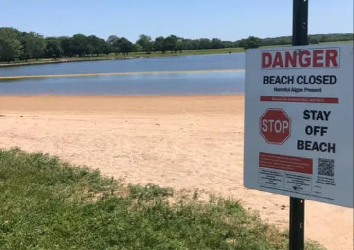 Melvern Outlet beach closed until further notice