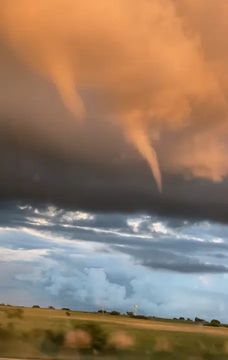 WEATHER: Brief funnel clouds reported south of Emporia