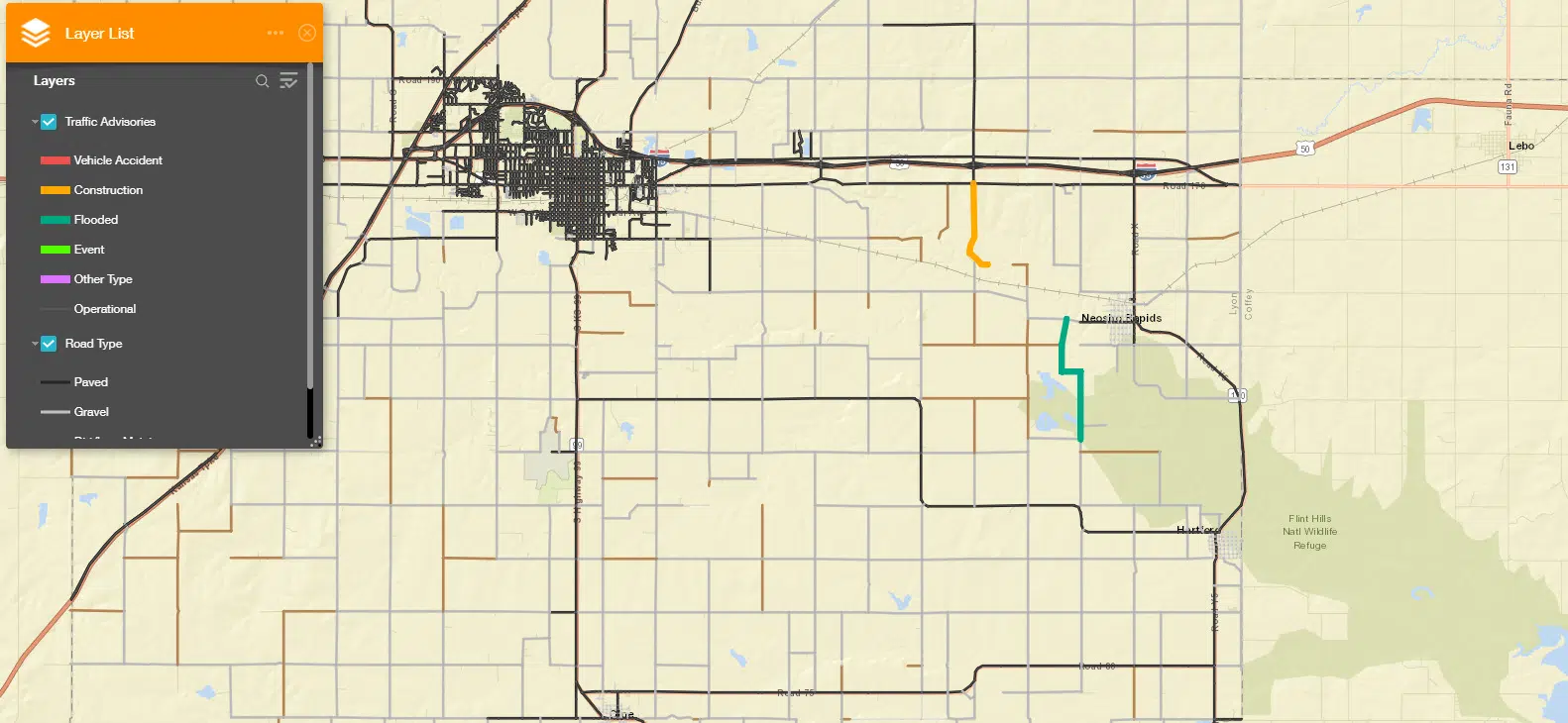 WEATHER: One Lyon County road closed due to flooding; holiday weekend looks dry and warm