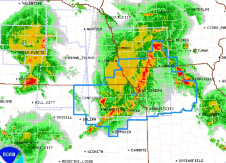 Large severe thunderstorm warning canceled, but watch remains active until 5 am