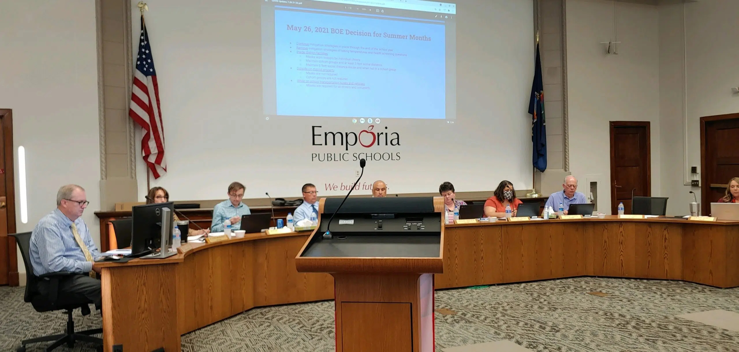USD 253 Board approves mitigation policies for coming school year Wednesday evening