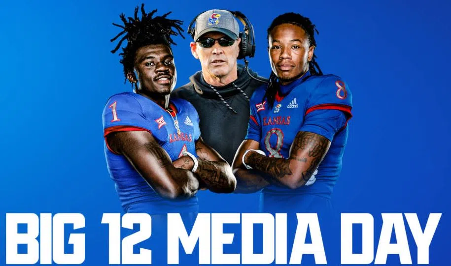 KU Football meets with Media at Big-12 Media Day