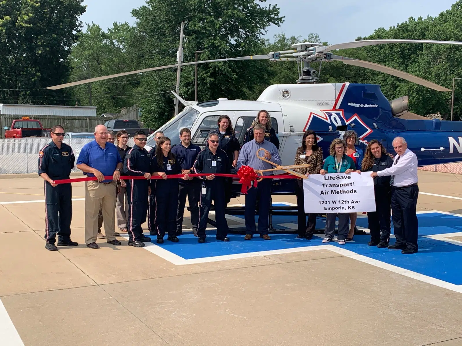 Newman Regional Health hosts ribbon-cutting ceremony for new Airbus