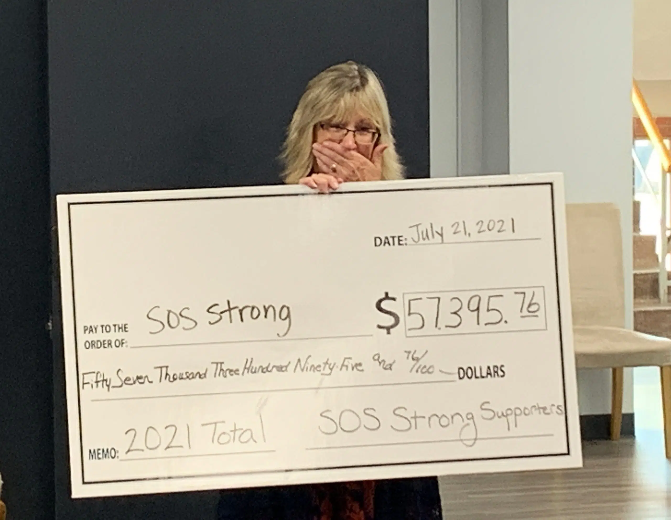 SOS Strong shatters last year's prior fundraising mark