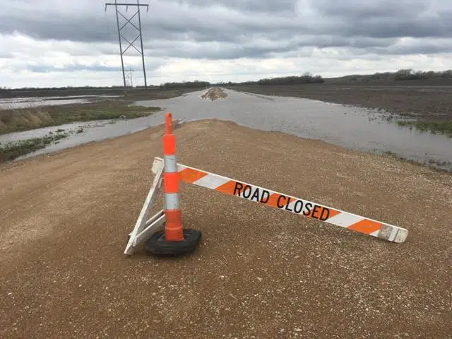 Several Lyon County roads closed after massive rainfall amounts