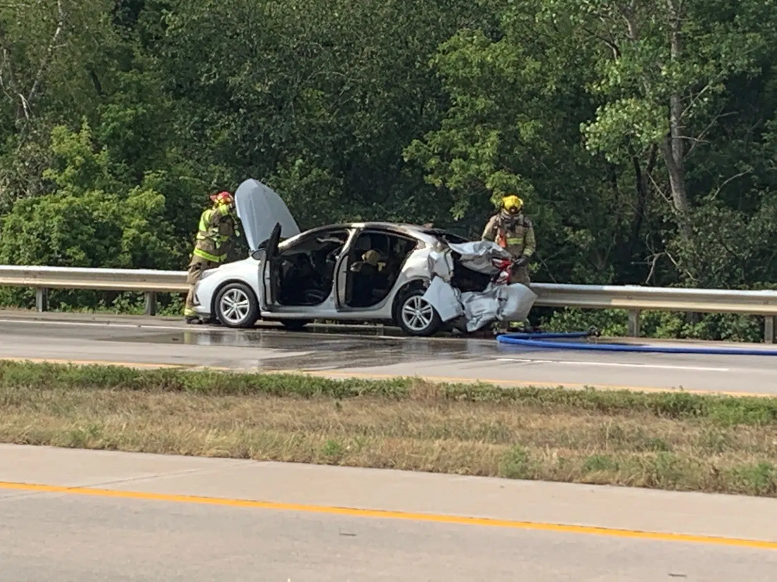 One person taken to Newman Regional Health after wreck near Emporia's I-35 Merchant Street exit