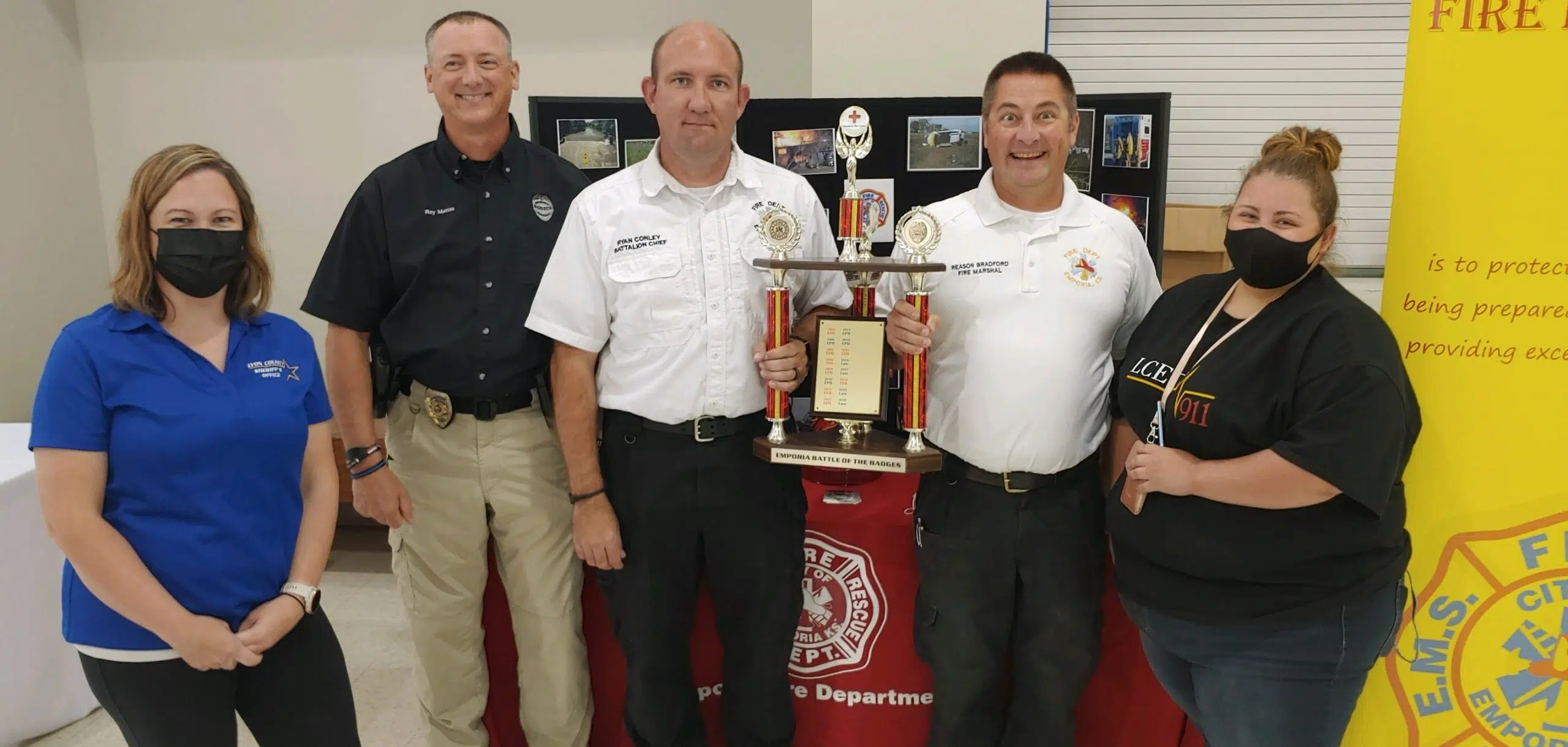 Emporia Fire and EMS claims victory in 2021 Battle of the Badges Blood Drive