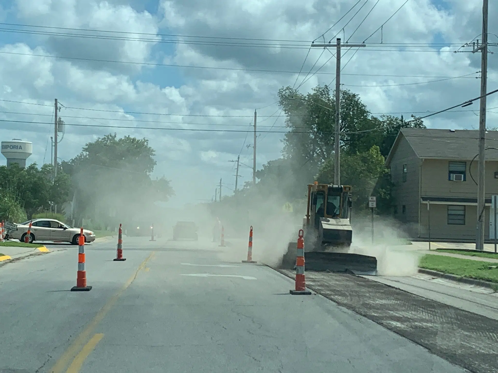 Process begins to repave East 12th