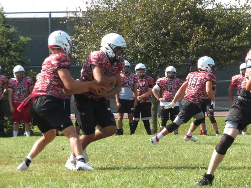 Emporia High football wraps up first week of practice