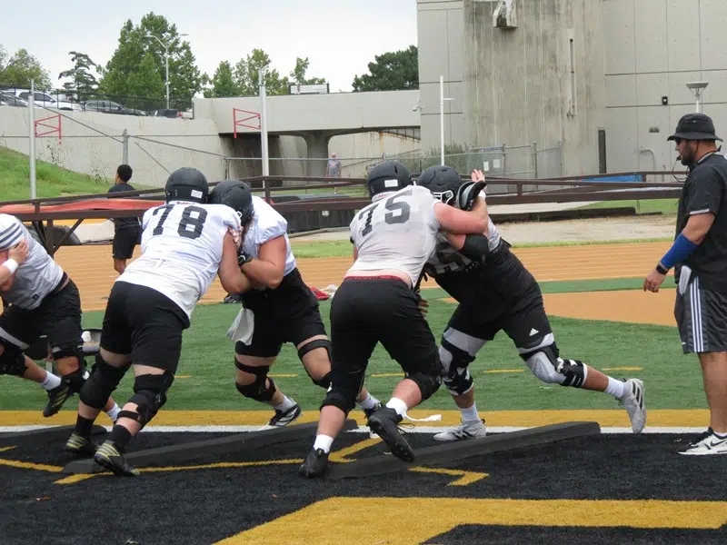 Emporia State offensive line reloading