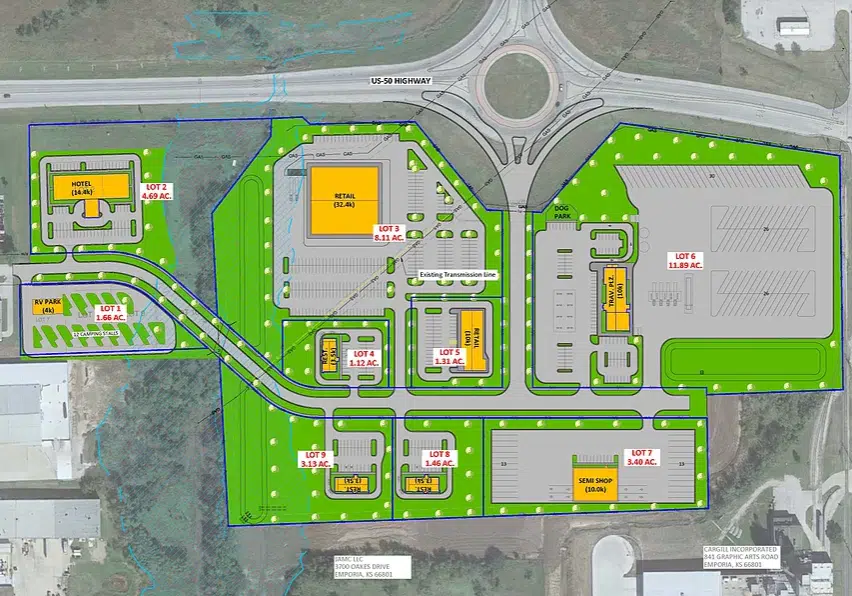 New Emporia travel plaza secures tenant; up to seven RV park, food court tenants could be announced shortly