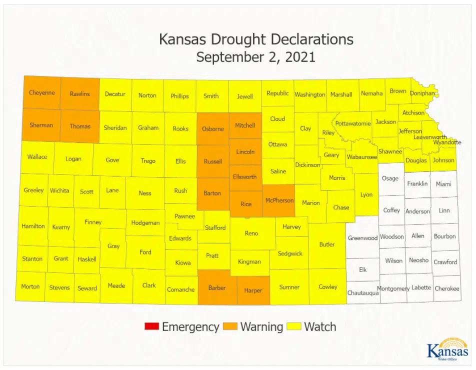 Drought watch issued for Lyon, several surrounding counties