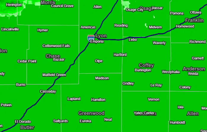 Marginal severe weather risk Tuesday night for area