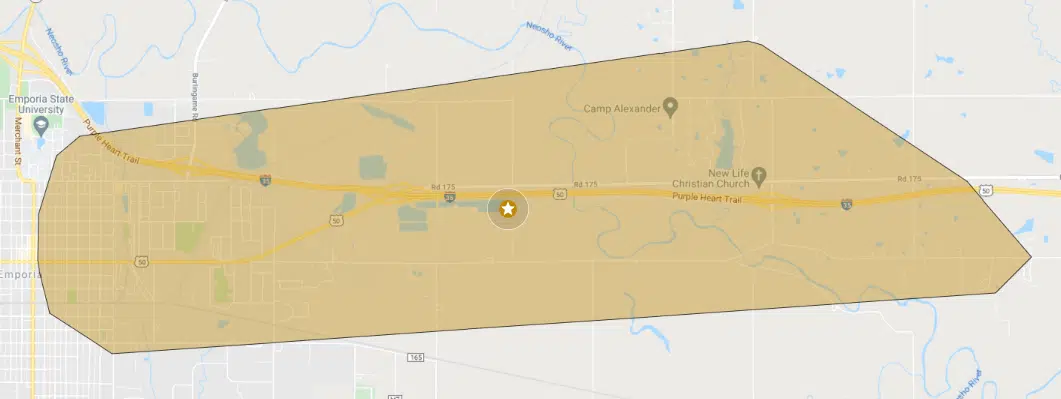 Power restored to Northeast Emporia and beyond following large scale outage Saturday