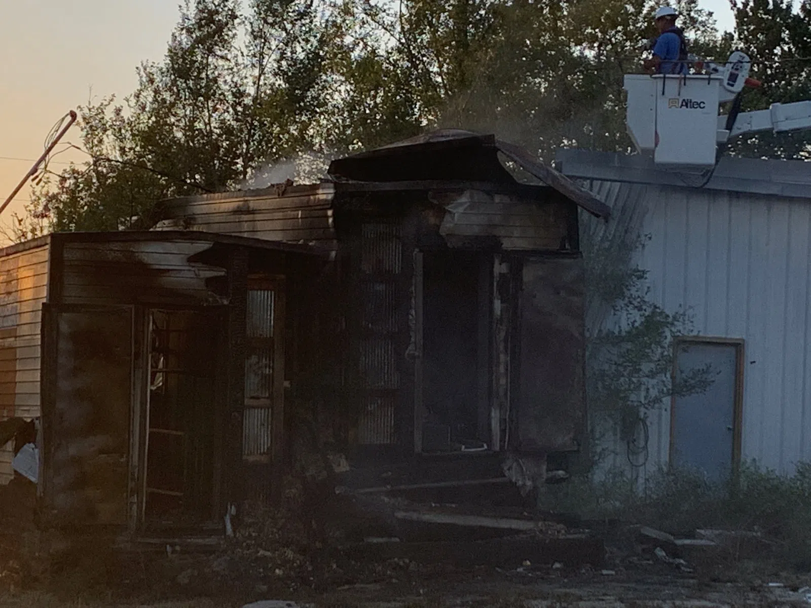 Cause not yet determined for fire that destroyed cooler trailers near Emporia