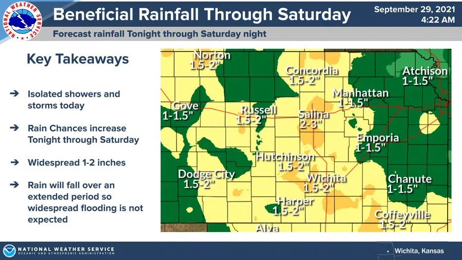 September could well end with wet conditions