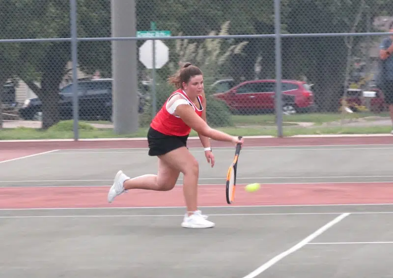 Emporia High Monday, Girls Tennis at League, Girls golf at Manhattan