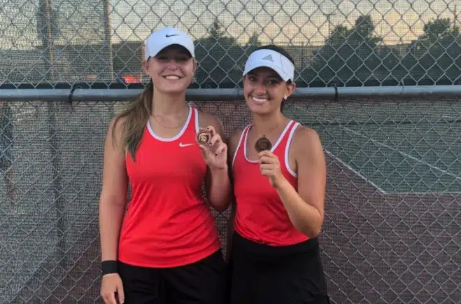 Emporia High girls tennis tunes up for Centennial League tournament