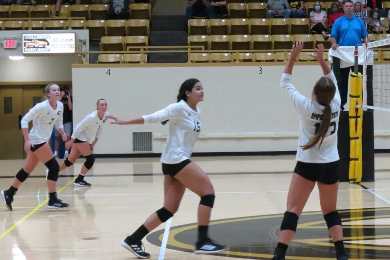 Emporia State volleyball team swept by William Jewell