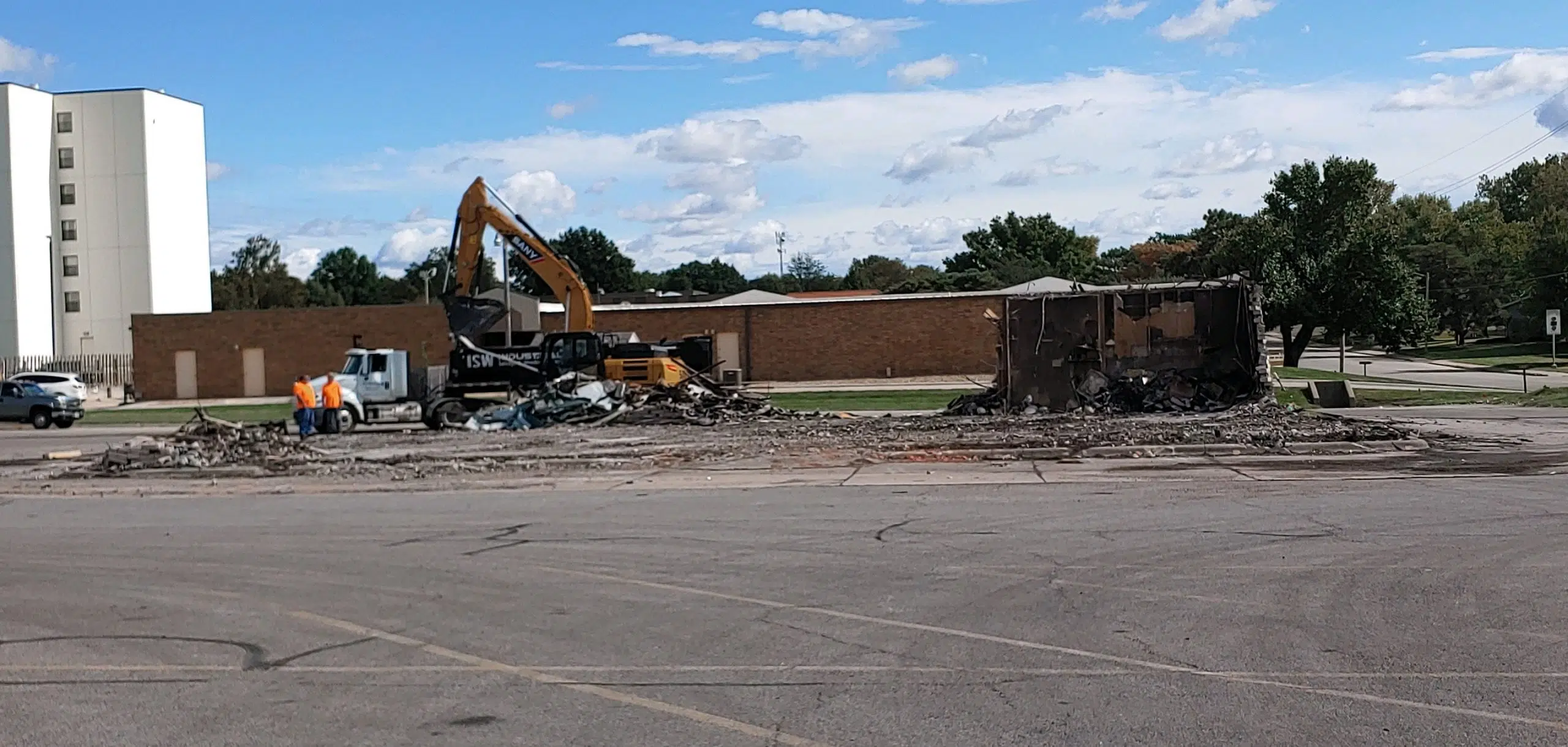 Demolition on former Coach's restaurant underway