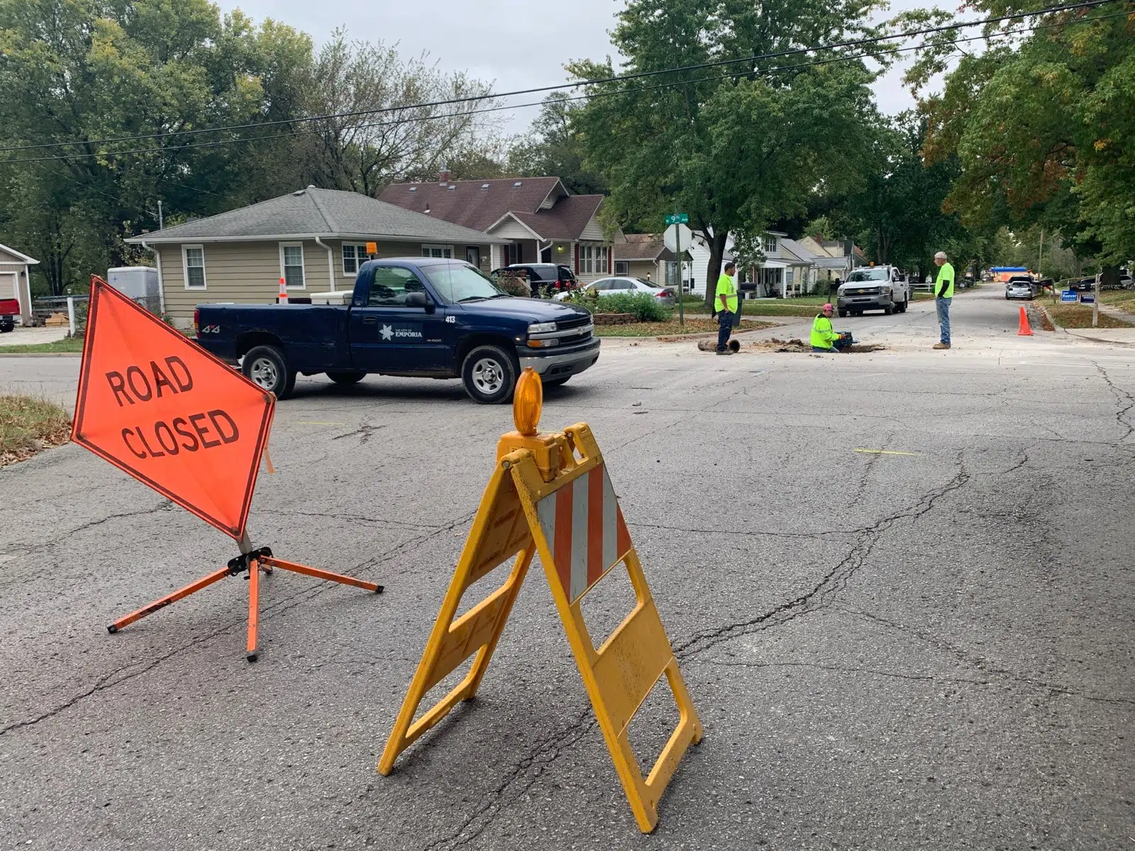 Part of Garfield affected by weekend water main break still closed