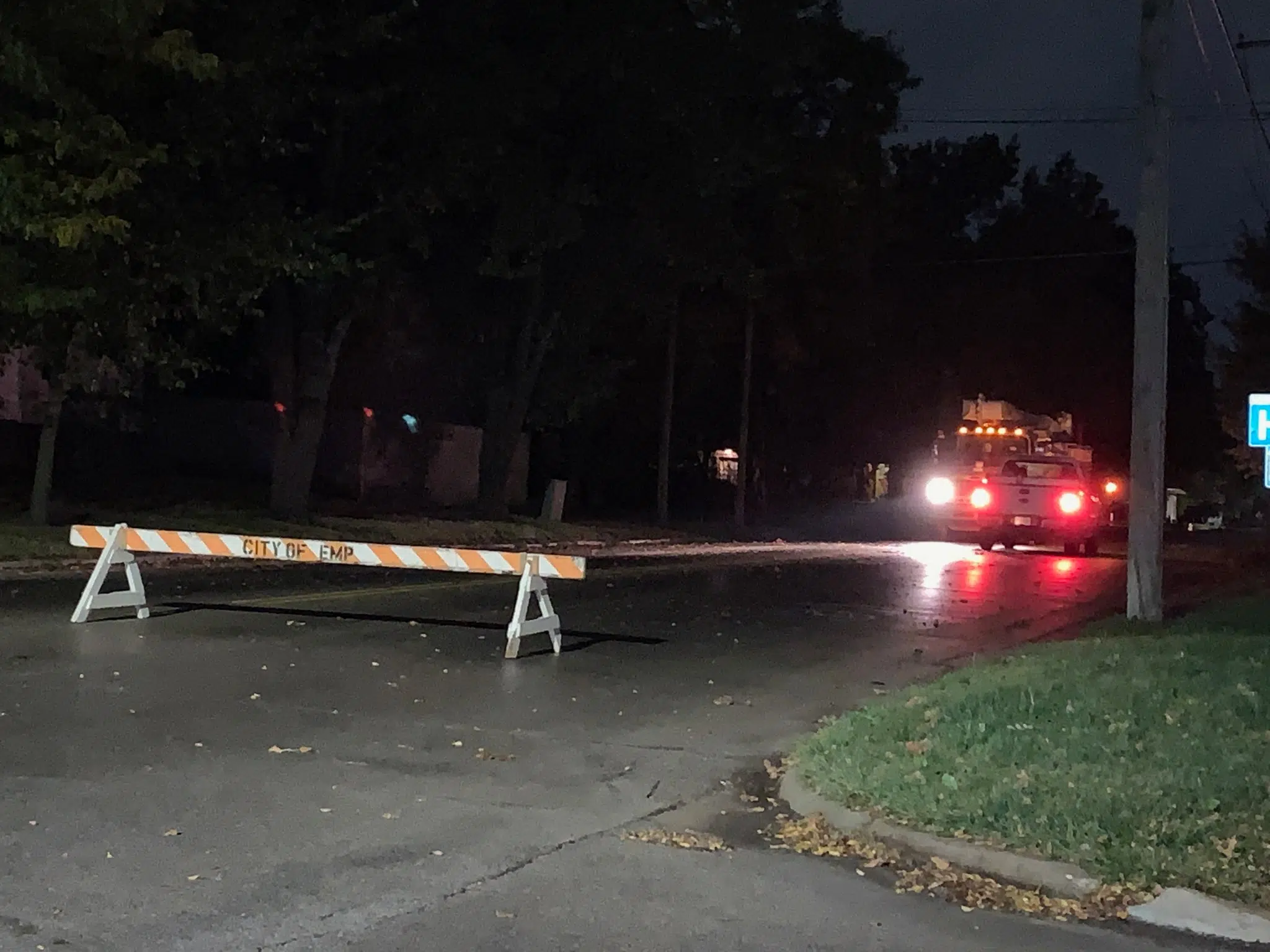 Part of West 12th closed for several hours early Wednesday after driver falls asleep, hits light pole