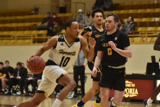 Emporia State men win home opener and 200th win for Coach Doty