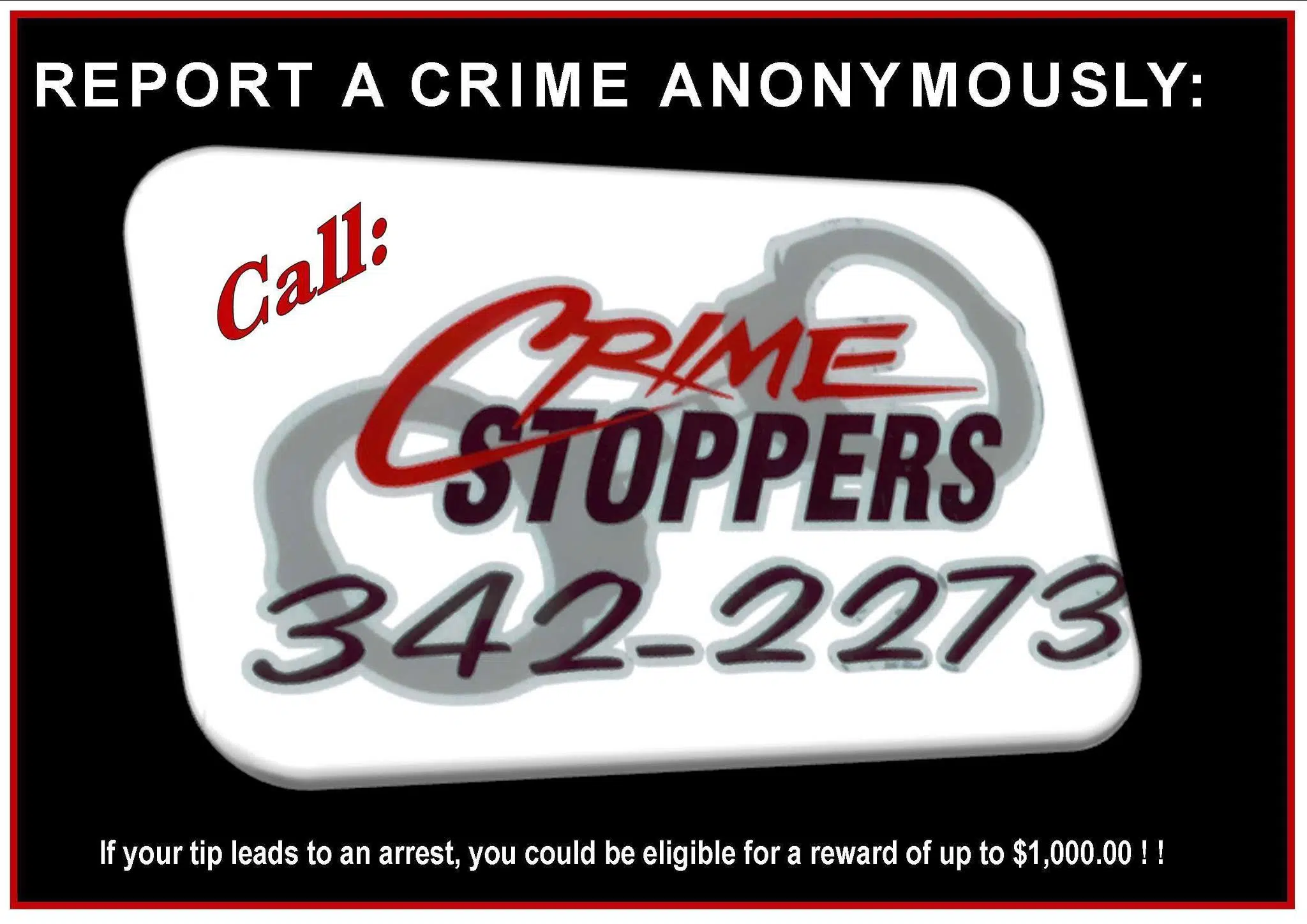 Lyon County Crime Stoppers announces rewards as hit-and-run, theft investigations continue