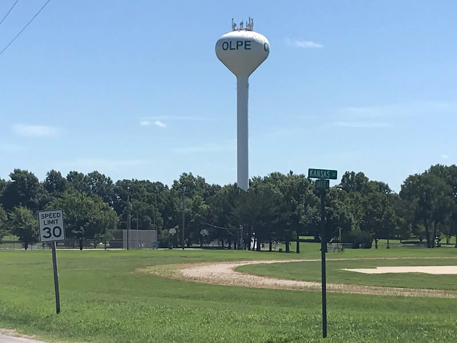 Olpe water tower, but boil water advisory continues