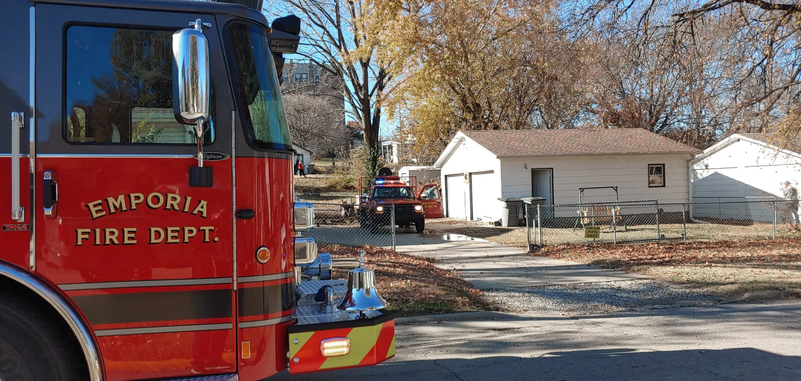 No injuries, minor damage reported following small fire in central Emporia Sunday