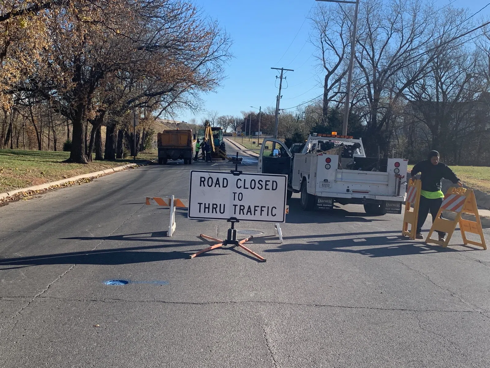 Thru traffic blocked near site of water main break near Emporia's 12th and Mary