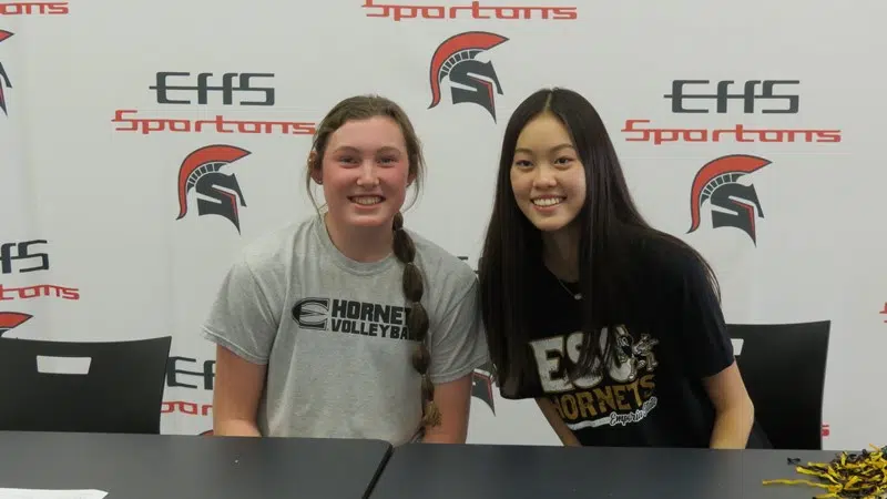 Emporia High volleyball players sign with Emporia State