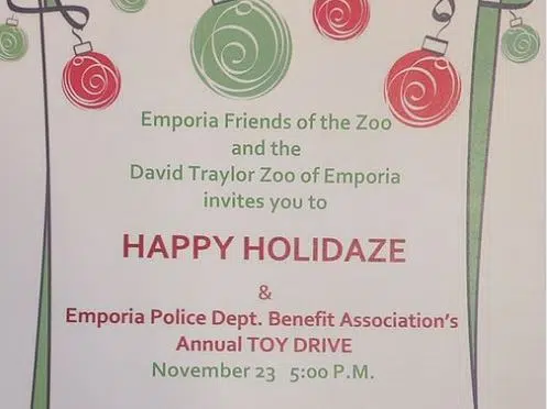 Happy Holidaze/EPBD Toy Drive coming to David Traylor Zoo Tuesday evening